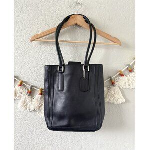 Vintage Coach Bonnie Legacy Slim Leather Shoulder Handbag Y2k Navy 9422